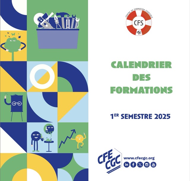 CATALOGUE FORMATION CFE-CGC — 1er semestre 2025